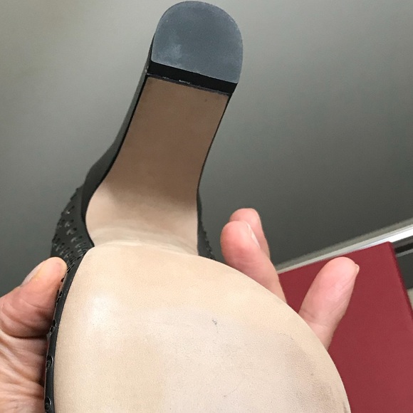 ✨VALENTINO❤️✨Metallic Leather & Cristal Pump NEW!! - Picture 5 of 6